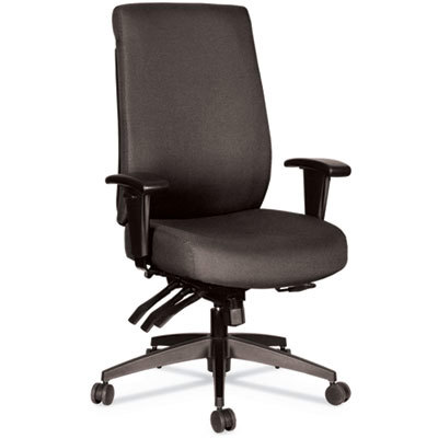 Alera Wrigley Series 24/7 High Performance High-Back Multifunction Task Chair, Supports 300 Lb, 17.24